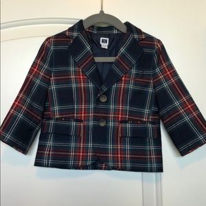Janie and Jack Plaid Blazer
